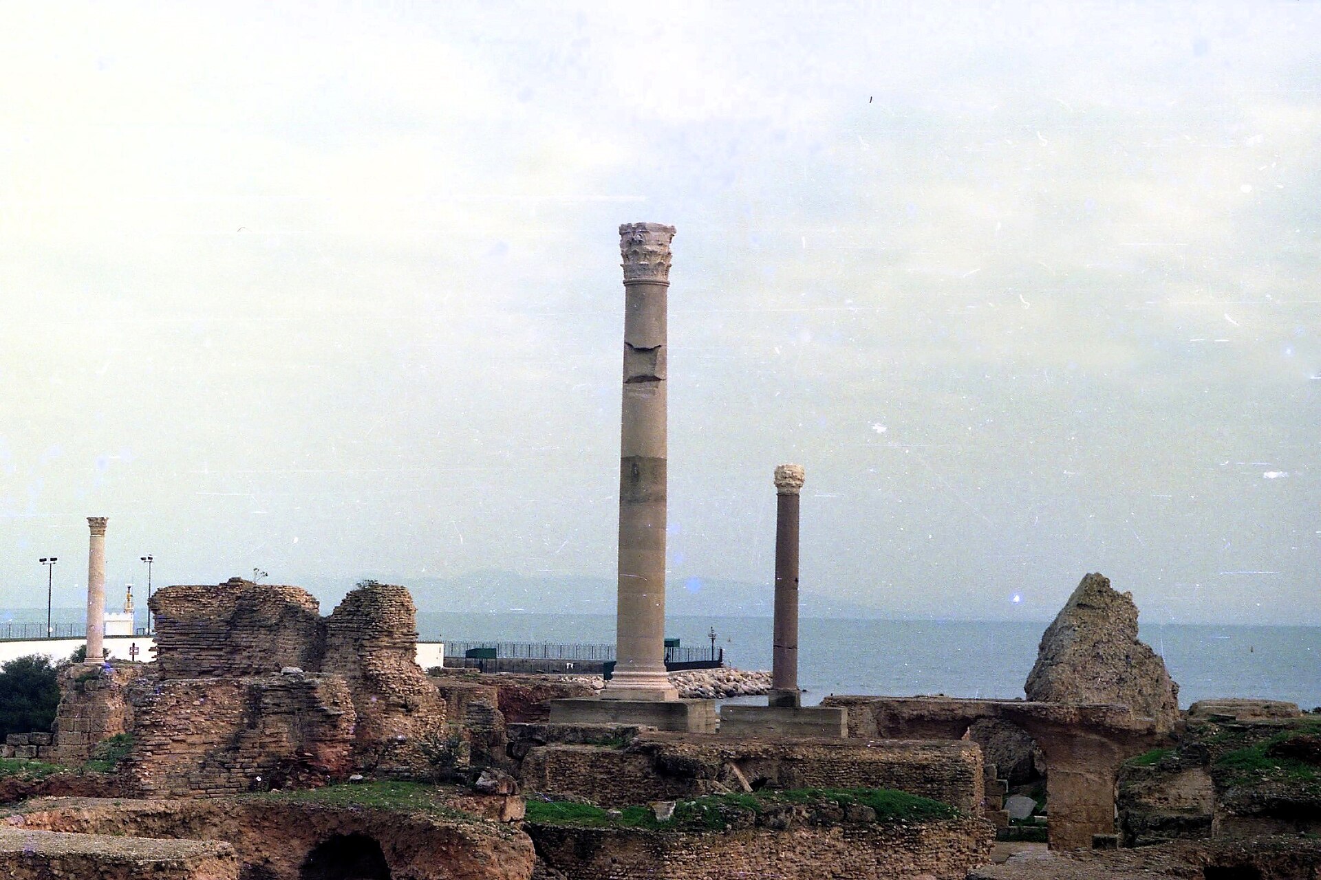 ruines des thermes d'Antonin à Carthage, près de Tunis